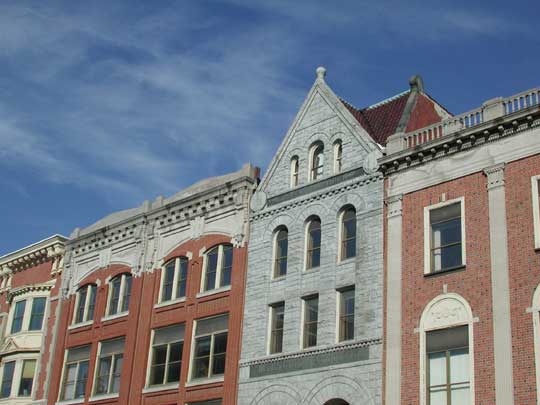 Grand Street Facade - Waterbury American Building